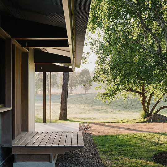 Interior photograph of Fish River House by Clinton Weaver