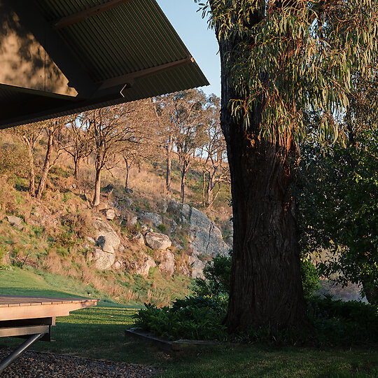 Interior photograph of Fish River House by Clinton Weaver