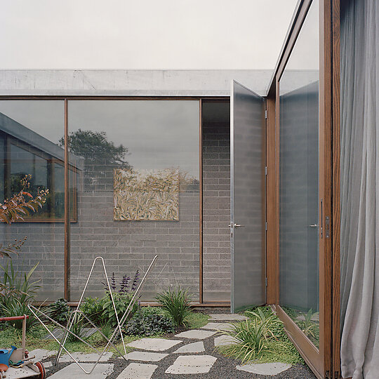 Interior photograph of Quarry House by Rory Gardiner