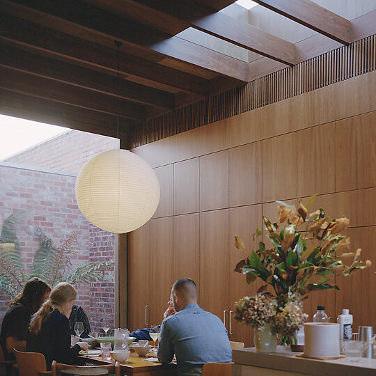 Interior photograph of Quarry House by Rory Gardiner