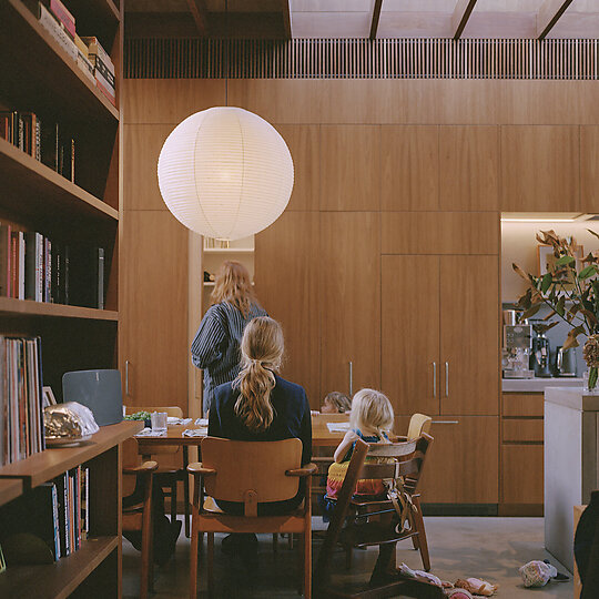 Interior photograph of Quarry House by Rory Gardiner