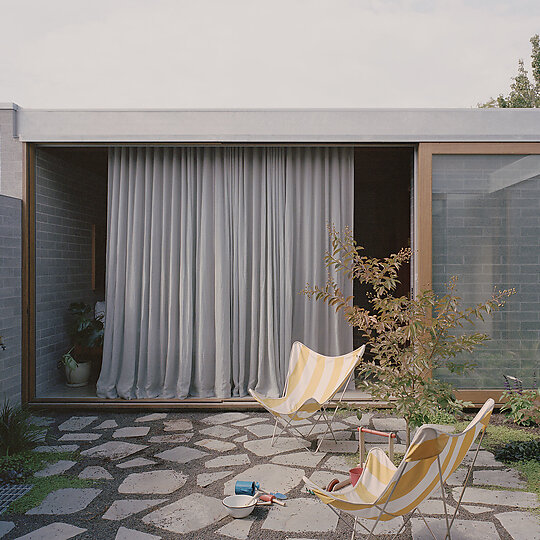 Interior photograph of Quarry House by Rory Gardiner