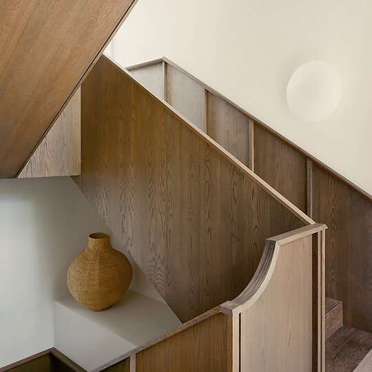 Interior photograph of The Linton House by Pier Carthew