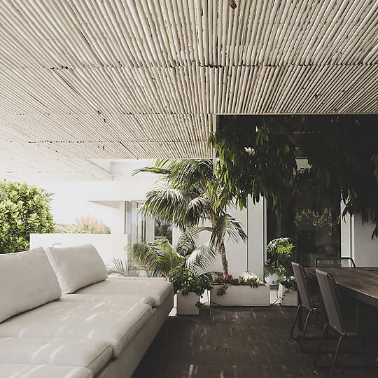 Interior photograph of City Beach House by Givlio Aristide