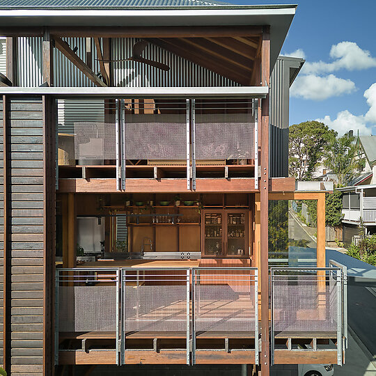 Interior photograph of Verandah Terraces by Christopher Frederick Jones