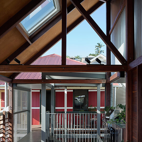 Interior photograph of Verandah Terraces by Christopher Frederick Jones