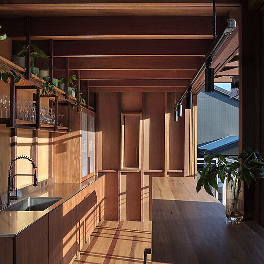 Interior photograph of Verandah Terraces by Christopher Frederick Jones