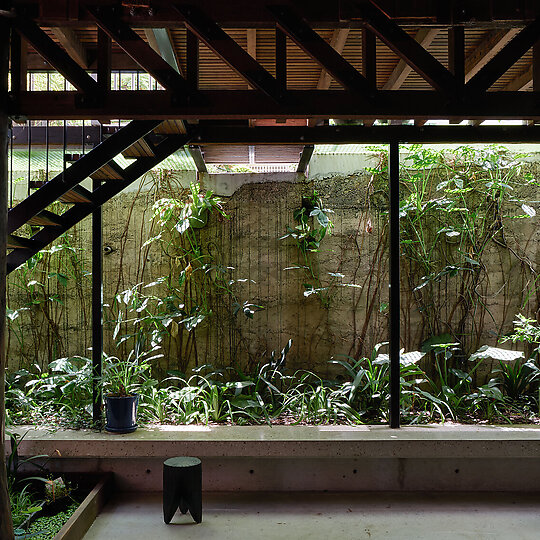 Interior photograph of Verandah Terraces by Christopher Frederick Jones