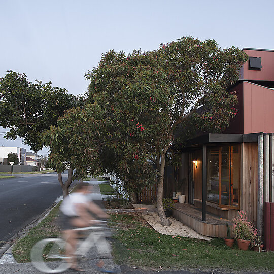 Interior photograph of Olive Tree House by Justin Aaron