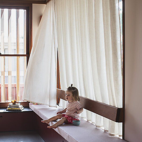 Interior photograph of Olive Tree House by Justin Aaron