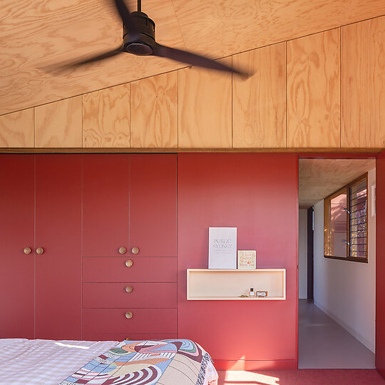 Interior photograph of Olive Tree House by Katherine Lu