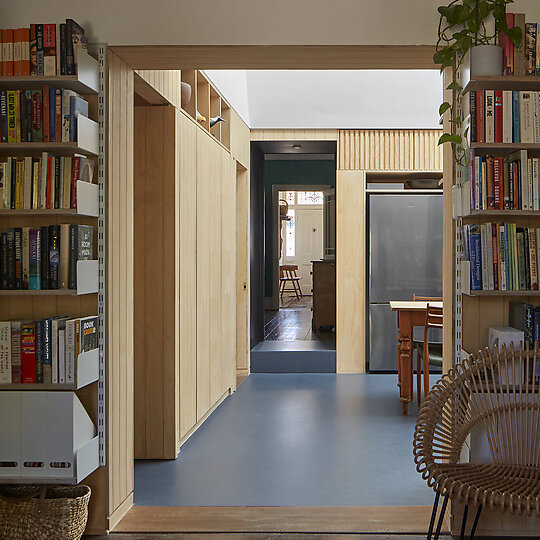 Interior photograph of East Street House by Jack Lovel