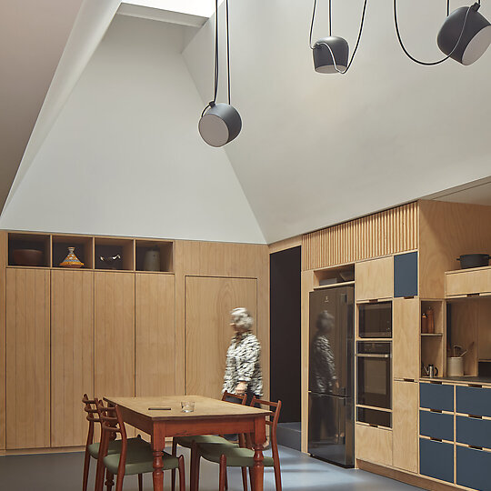 Interior photograph of East Street House by Jack Lovel