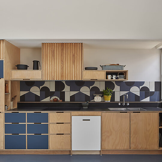 Interior photograph of East Street House by Jack Lovel