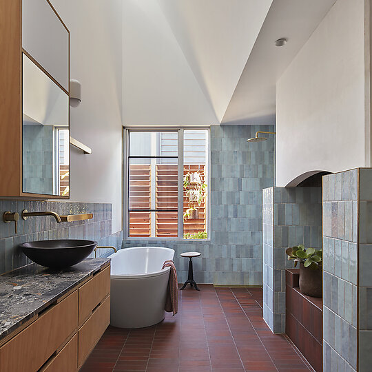 Interior photograph of East Street House by Jack Lovel