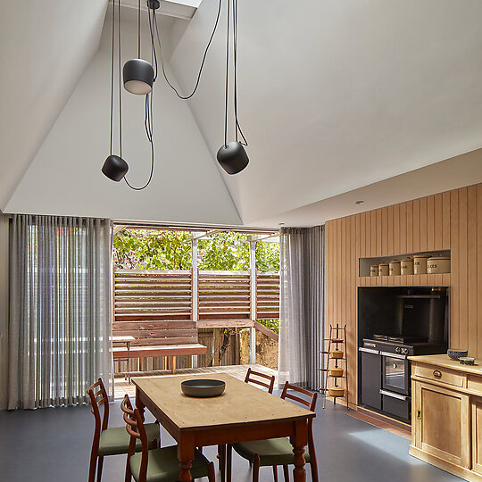 Interior photograph of East Street House by Jack Lovel