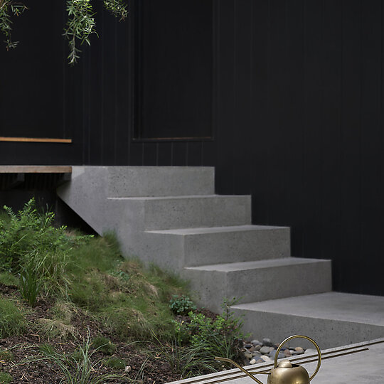 Interior photograph of Niwa House by Toby Scott