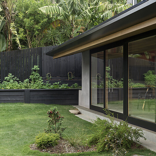 Interior photograph of Niwa House by Toby Scott