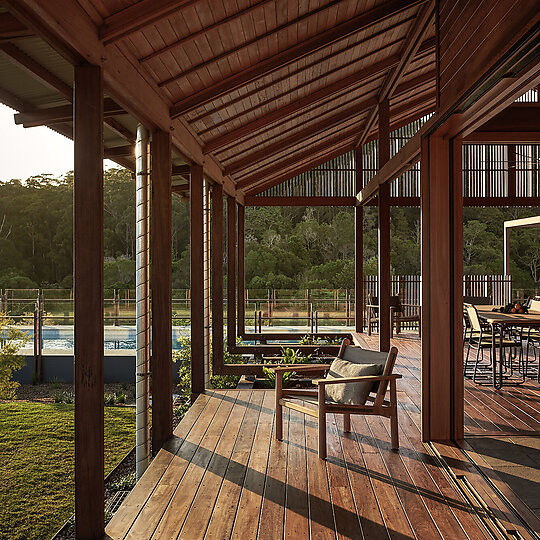 Interior photograph of Kiamba Valley Farmhouse by Andy Macpherson