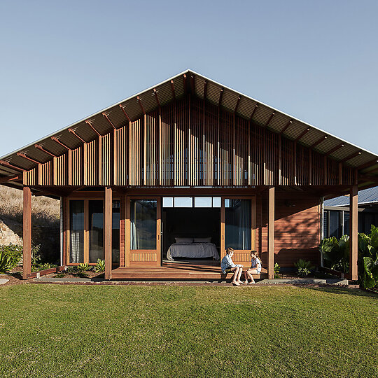 Interior photograph of Kiamba Valley Farmhouse by Andy Macpherson