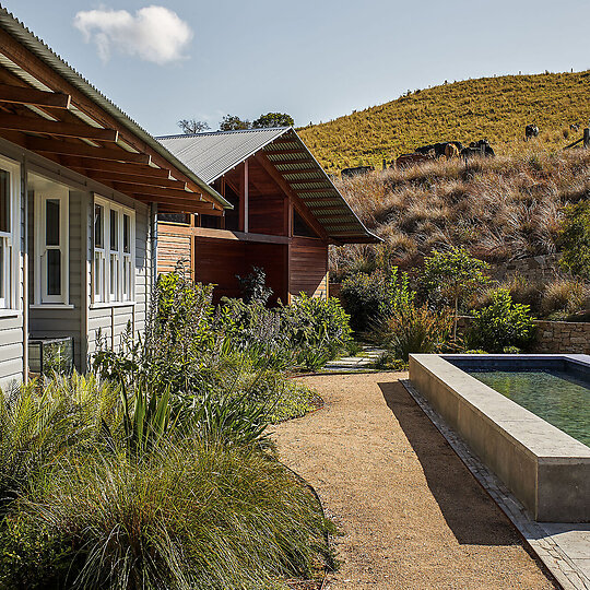 Interior photograph of Kiamba Valley Farmhouse by Andy Macpherson