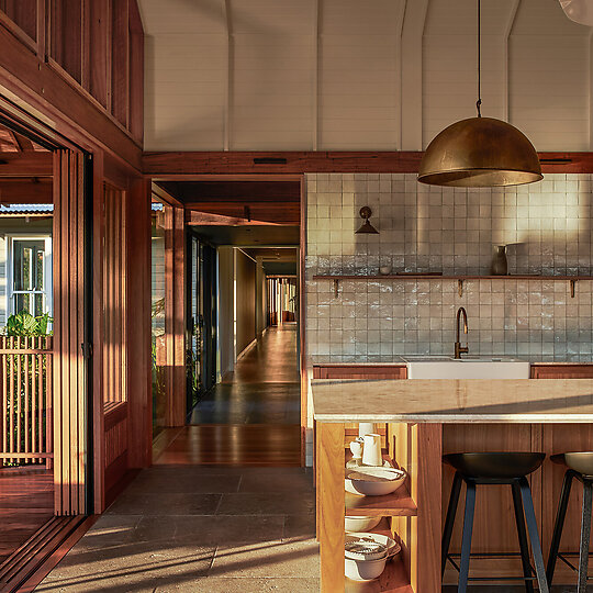 Interior photograph of Kiamba Valley Farmhouse by Andy Macpherson