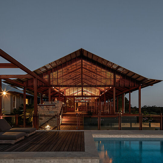 Interior photograph of Kiamba Valley Farmhouse by Andy Macpherson