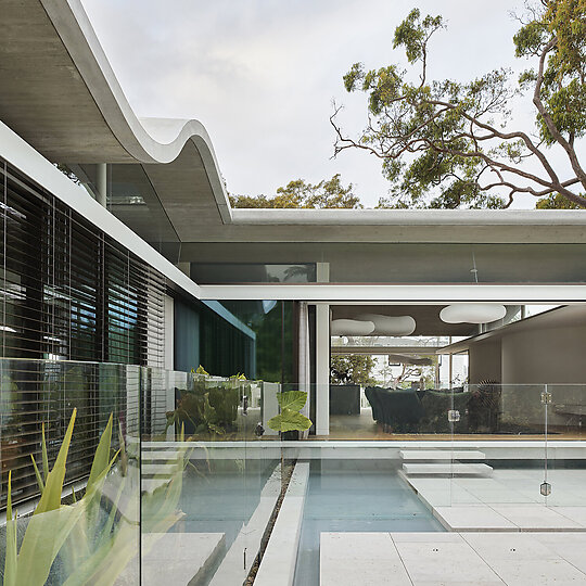 Interior photograph of Mosman House by Anson Smart