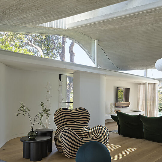 Interior photograph of Mosman House by Anson Smart