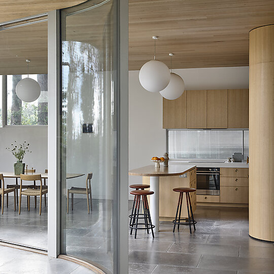 Interior photograph of Garden House by Derek Swalwell