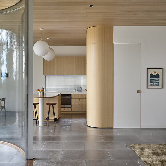 Interior photograph of Garden House by Derek Swalwell