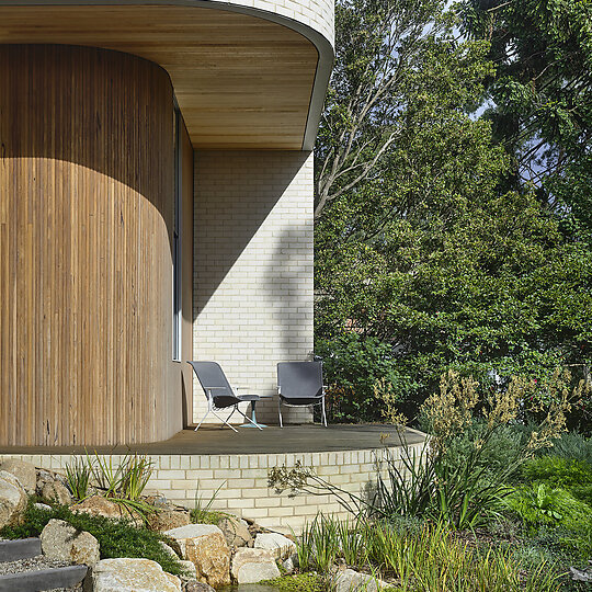 Interior photograph of Garden House by Derek Swalwell