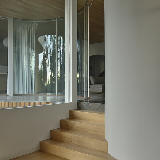 Interior photograph of Garden House by Derek Swalwell