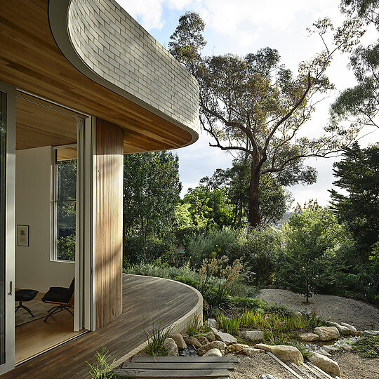 Interior photograph of Garden House by Derek Swalwell