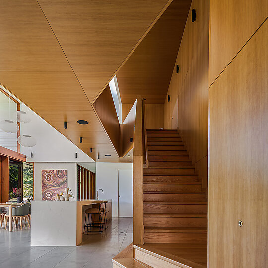 Interior photograph of Birkalla House by Andy Macpherson