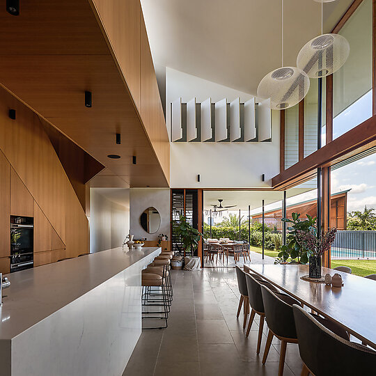 Interior photograph of Birkalla House by Andy Macpherson