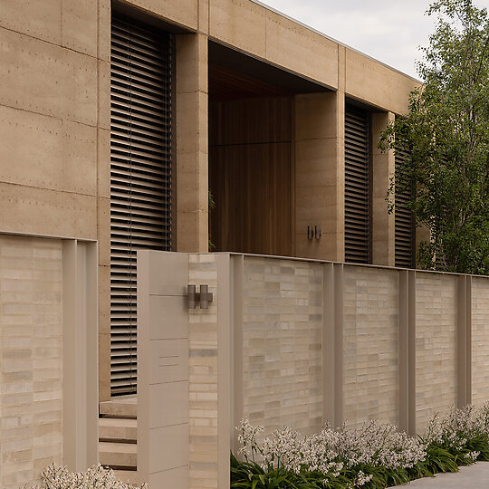 Interior photograph of St Kilda Residence by Timothy Kaye