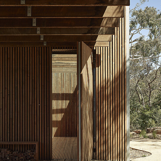 Interior photograph of Passive House by Derek Swalwell