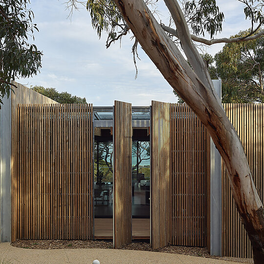 Interior photograph of Passive House by Derek Swalwell