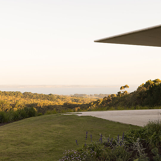 Interior photograph of Red Hill Project by Timothy Kaye