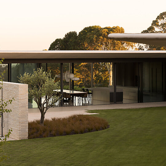 Interior photograph of Red Hill Project by Timothy Kaye