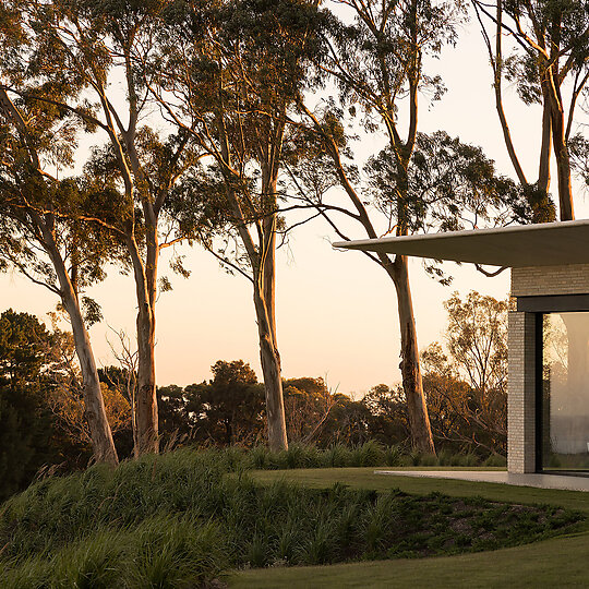 Interior photograph of Red Hill Project by Timothy Kaye