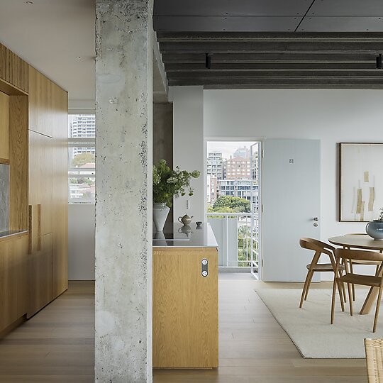 Interior photograph of Kyabin Apartment by Clinton Weaver