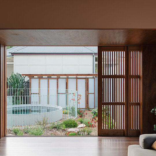 Interior photograph of Aru House by Clinton Weaver