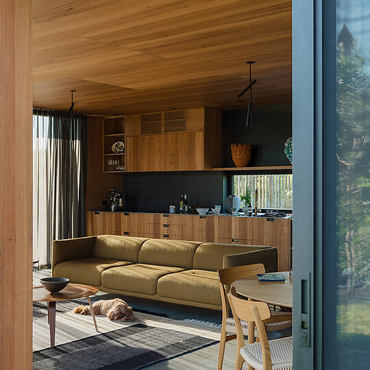 Interior photograph of Culburra Beach House by Clinton Weaver