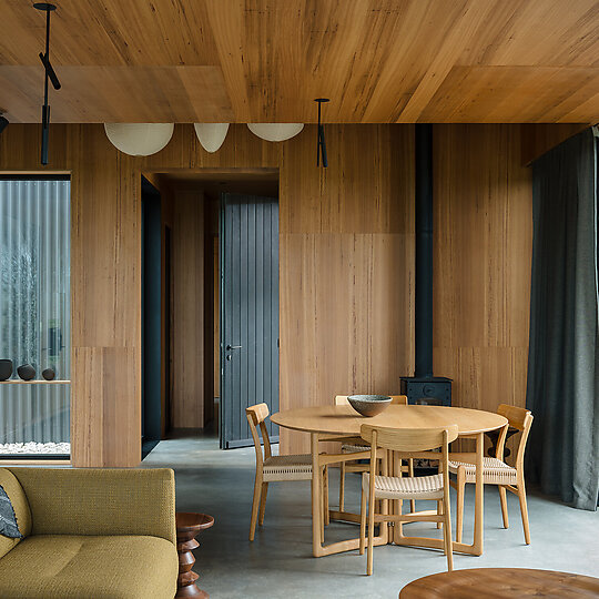 Interior photograph of Culburra Beach House by Clinton Weaver