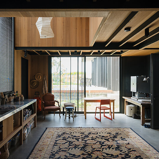 Interior photograph of Culburra Beach House by Clinton Weaver