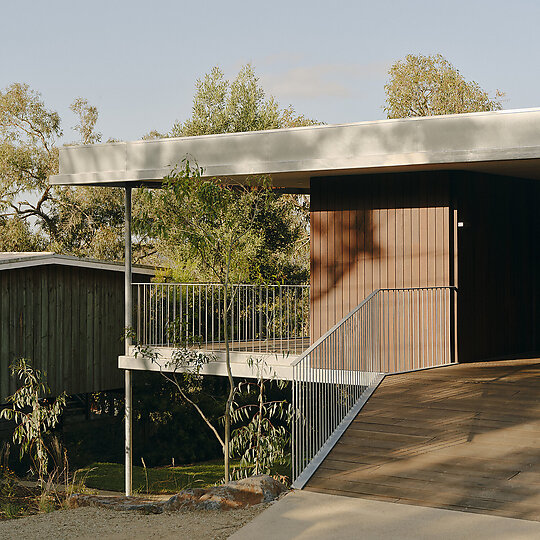 Interior photograph of Dusty Miller House by Tom Ross