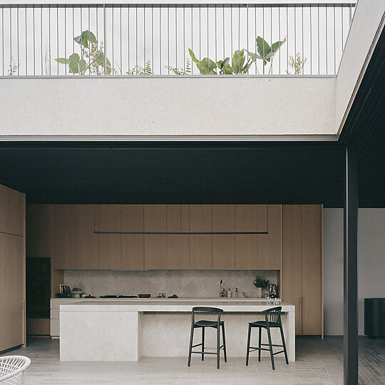 Interior photograph of House on the Bay by Rory Gardiner