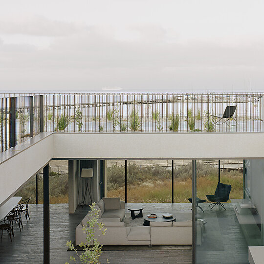 Interior photograph of House on the Bay by Rory Gardiner